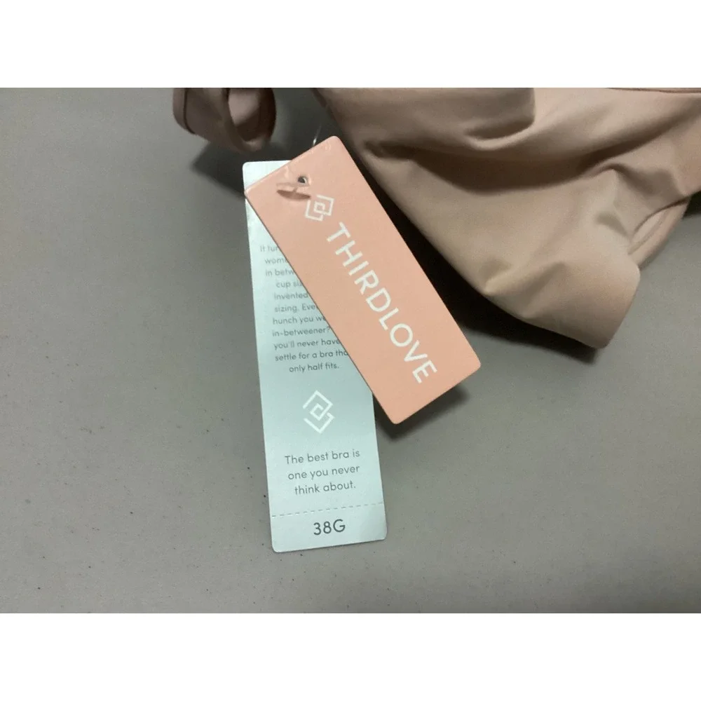 ThirdLove 24/7 Classic Full Coverage Bra Womens 38G Taupe Underwire Comfort